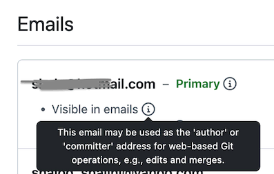 GitHub Profile: Email Visible