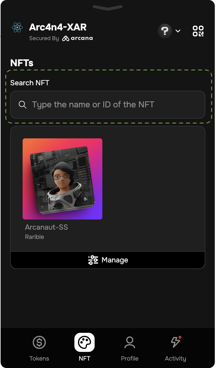 Search NFT